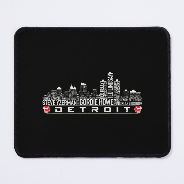 Item preview, Detroit Hockey Legends Skyline Player Names Graphic designed and sold by LisaCline82014.