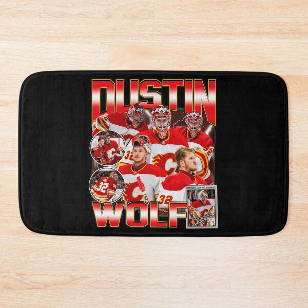 Item preview, Dustin Wolf Retro Hockey Player Fan Graphic designed and sold by BethTaylo71272.