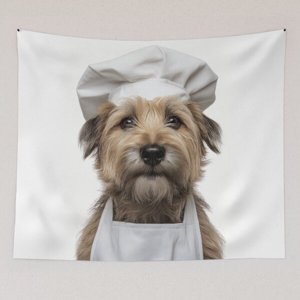 Item preview, Glen of Imaal Terrier Chef Dog Funny Cooking Apron Hat designed and sold by LazyOwlStore.