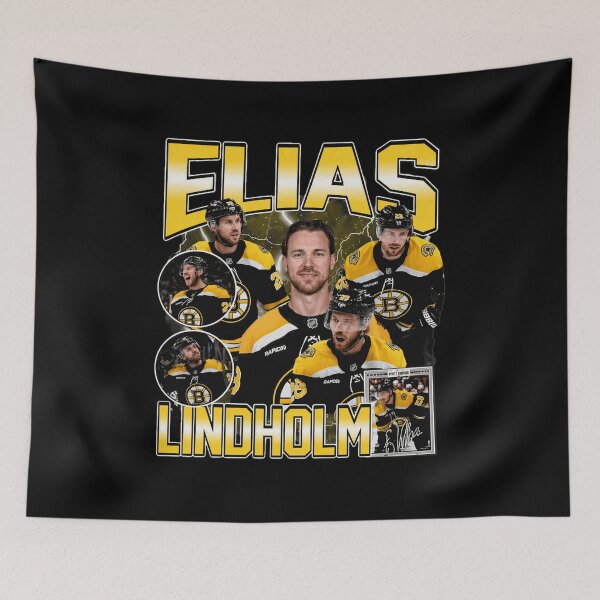 Item preview, Elias Lindholm Boston Hockey Retro Player Graphic designed and sold by StephenCo88591.