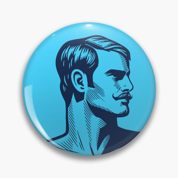Item preview, Classic Handsome – Bold Minimalist Linocut Portrait designed and sold by gayishdesign.