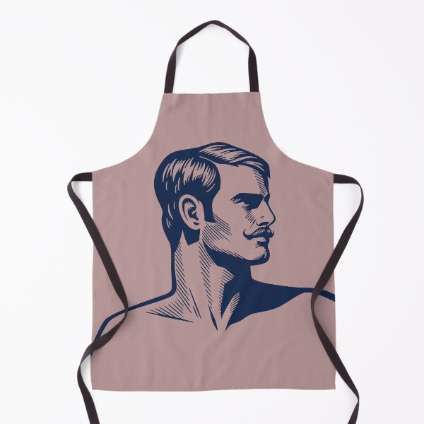 Item preview, Classic Handsome – Bold Minimalist Linocut Portrait designed and sold by gayishdesign.