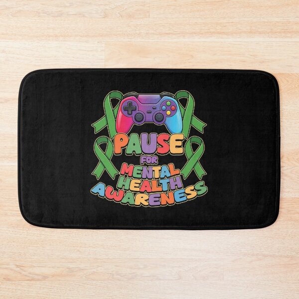 Item preview, Pause For Mental Health Awareness Gaming designed and sold by ShirTomDesigns.