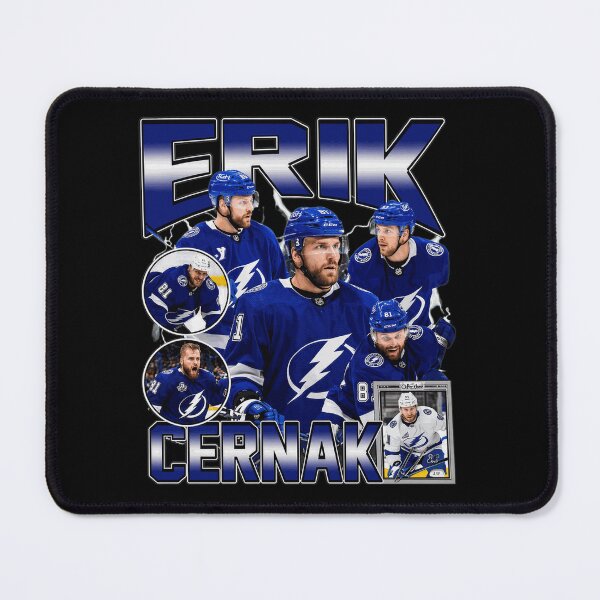 Item preview, Erik Cernak Retro Tampa Hockey Player Graphic designed and sold by MarkCampb78292.