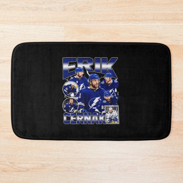 Item preview, Erik Cernak Retro Tampa Hockey Player Graphic designed and sold by MarkCampb78292.