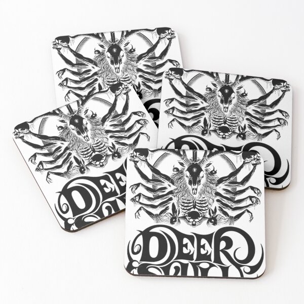 Item preview, Deer Skull Band Merch Baphomet Wendigo Black designed and sold by Folkdude.