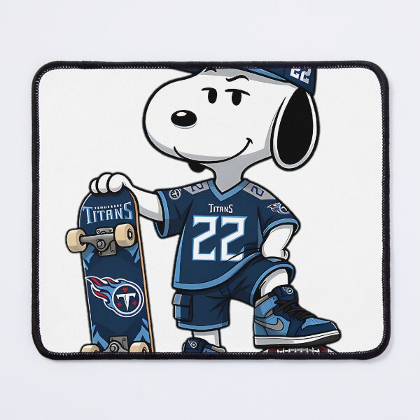 Item preview, Snoopy Tennessee Football Skater designed and sold by CosmicFolio.