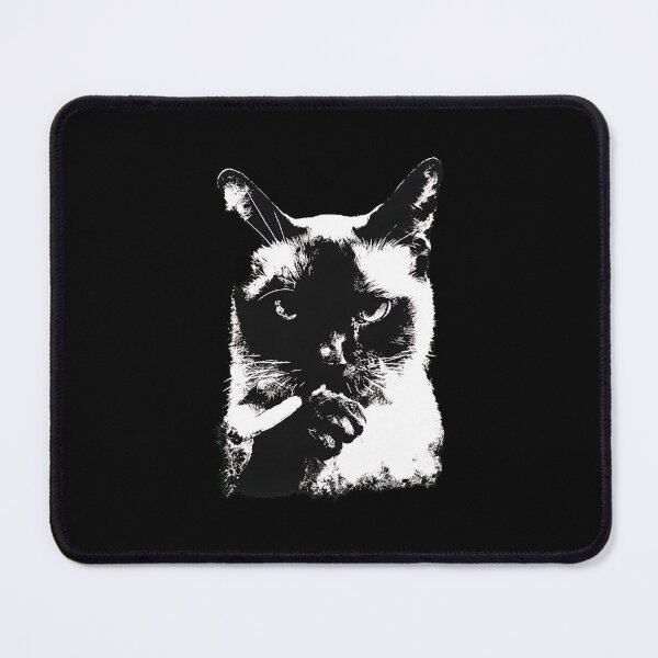 Item preview, Edgy Cat Smoking Graphic Art designed and sold by OlyvieArt.