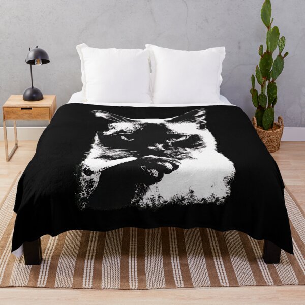 Item preview, Edgy Cat Smoking Graphic Art designed and sold by OlyvieArt.