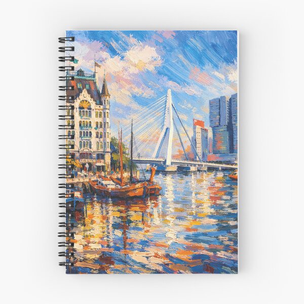Item preview, A painting of Rotterdam, the Netherlands – A Beautiful city in Europe. designed and sold by GalleryKauffeld.