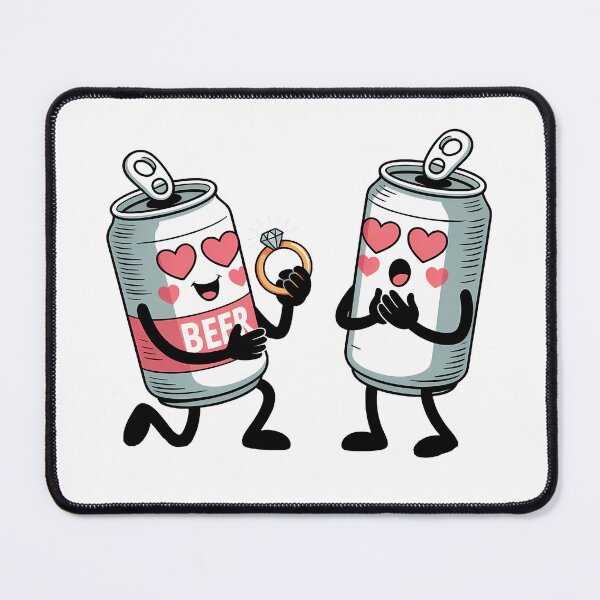 Item preview, Beer Can Proposal — Funny Beer Lover Engagement Design designed and sold by LoFizzy.