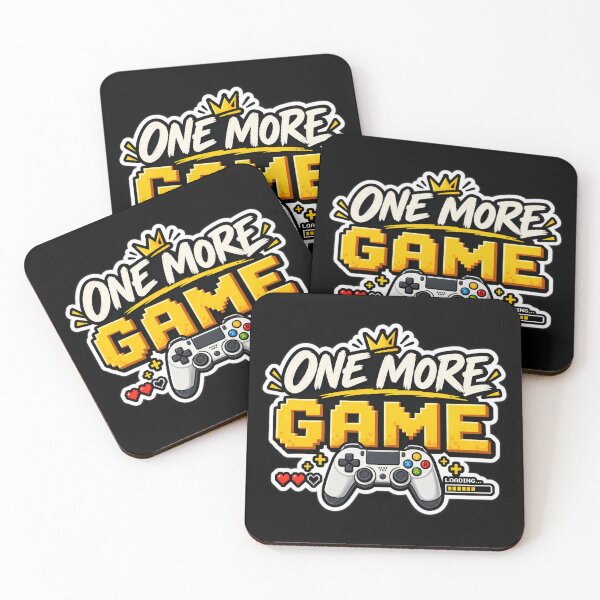 Item preview, One More Game | Funny Gamer Quote designed and sold by ritach11.