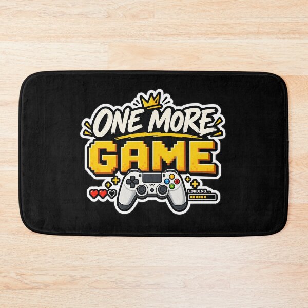 Item preview, One More Game | Funny Gamer Quote designed and sold by ritach11.