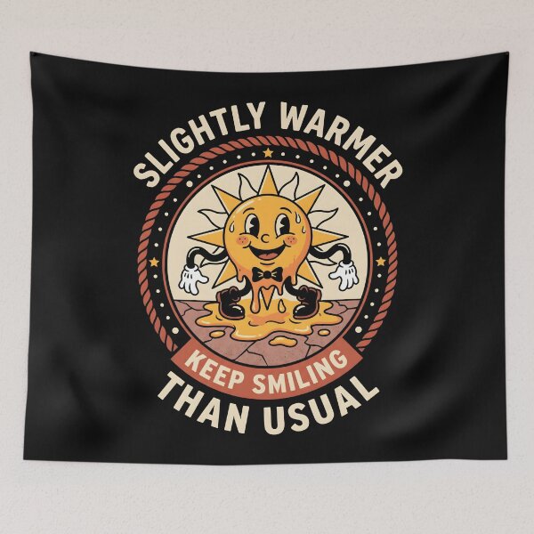Item preview, Summer Heat Wave - Vintage Mascot Sun Humor designed and sold by SplashTastic.