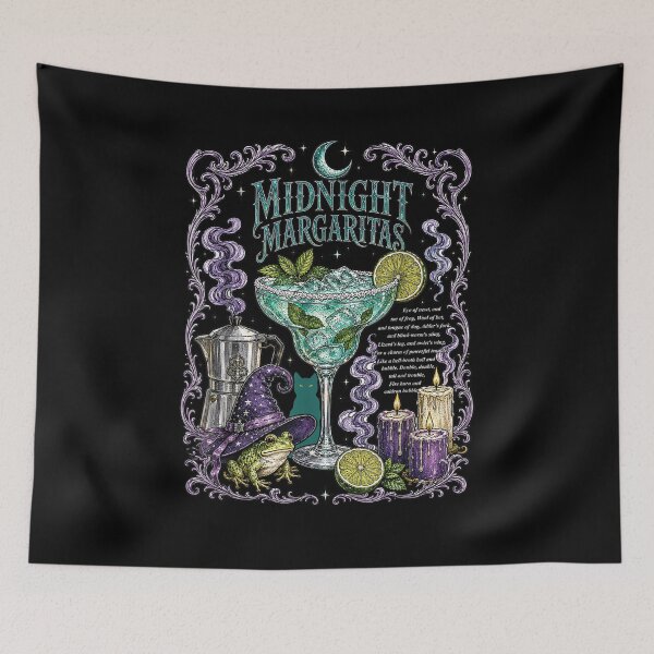 Item preview, Midnight Margaritas Halloween Practical Magic Witch Drinking  designed and sold by leevekaArt.