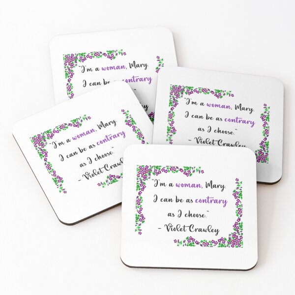 Item preview, Downton Abbey Violet Crawley Dowager Countess Of Grantham Quote designed and sold by greer-moise.