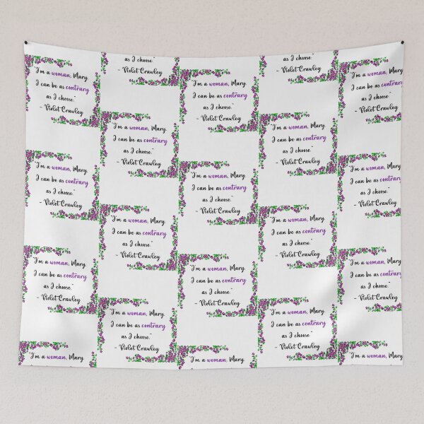 Item preview, Downton Abbey Violet Crawley Dowager Countess Of Grantham Quote designed and sold by greer-moise.