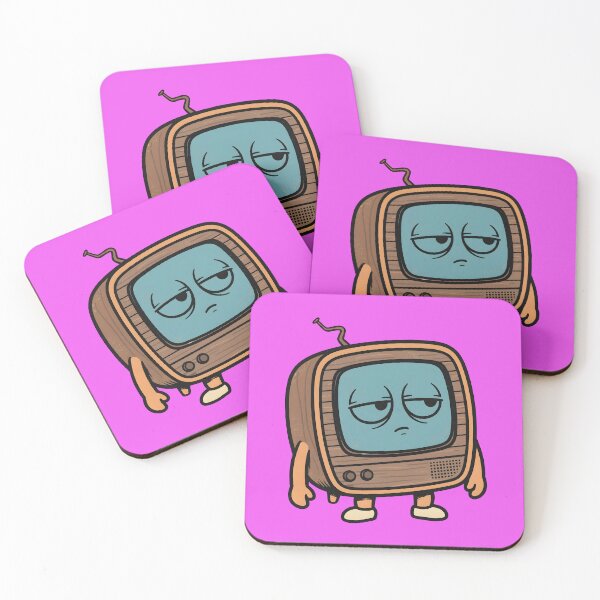 Item preview, Lazy Vintage Television Cartoon Character designed and sold by PreeCha Art & Co..