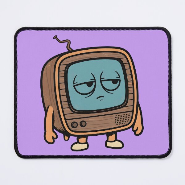 Item preview, Lazy Vintage Television Cartoon Character designed and sold by PreeCha Art & Co..