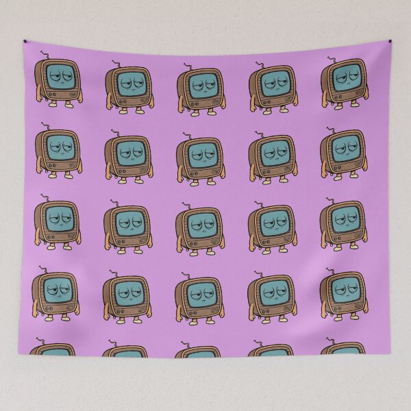 Item preview, Lazy Vintage Television Cartoon Character designed and sold by PreeCha Art & Co..