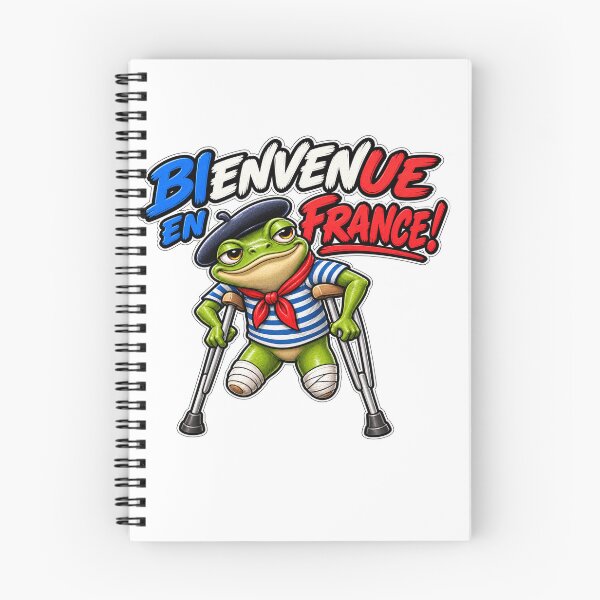 Item preview, Bienvenue en France Funny French Frog designed and sold by PRINTIONAL.