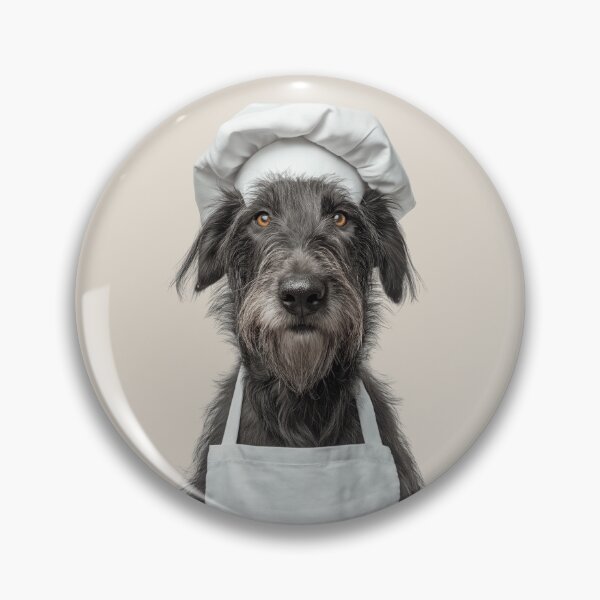Item preview, Scottish Deerhound Chef Dog Funny Cooking Apron Hat Cute Pet Portrait designed and sold by LazyOwlStore.