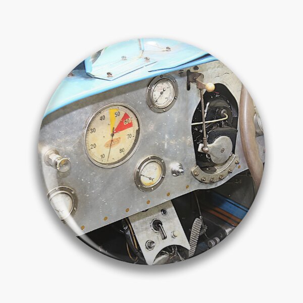 Item preview, 1927 Bugatti Type 35 Racing Car Interior – Vintage Grand Prix Cockpit designed and sold by Peter Kraaibeek Art Gallery.