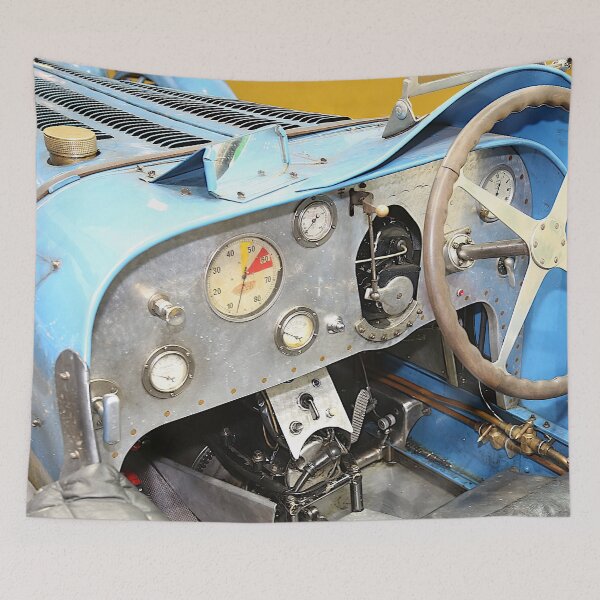 Item preview, 1927 Bugatti Type 35 Racing Car Interior – Vintage Grand Prix Cockpit designed and sold by Peter Kraaibeek Art Gallery.