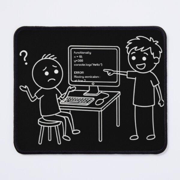 Artikelvorschau, Lustiges Programmierer-Fehler-Meme – Niedliches Entwickler-Debugging-Doodle-T-Shirt entworfen und verkauft von BS Creations.