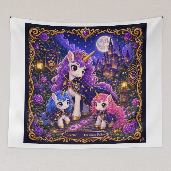Item preview, Unicorn family kingdom  designed and sold by shopevermint.