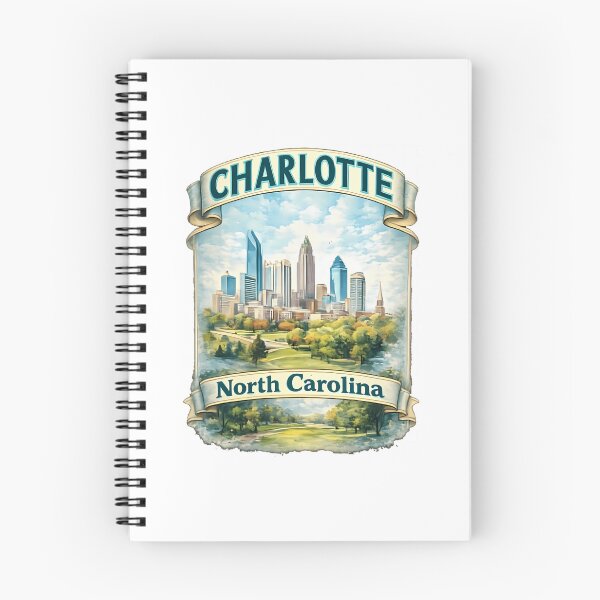 Item preview, Charlotte North Carolina Skyline - Watercolor Cityscape Travel Art designed and sold by tyahj-cardwell.