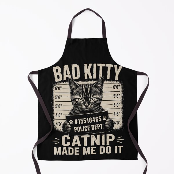 Item preview, Bad kitty, Catnip Made Me Do It Funny Cat Meme designed and sold by DuDuChben.