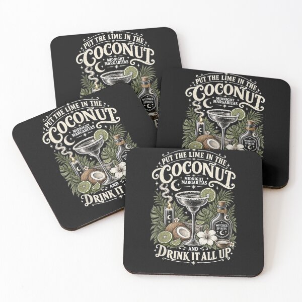 Item preview, Put The Lime in The Coconut Midnight Margaritas  designed and sold by leevekaArt.