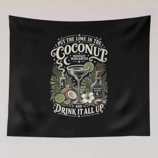 Item preview, Put The Lime in The Coconut Midnight Margaritas  designed and sold by leevekaArt.