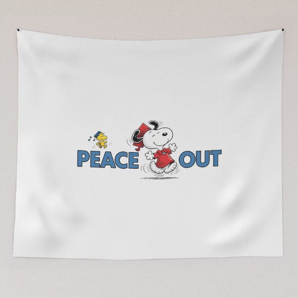 Item preview, Snoopy Woodstock Peace Out Graduation  designed and sold by apamictryArt.