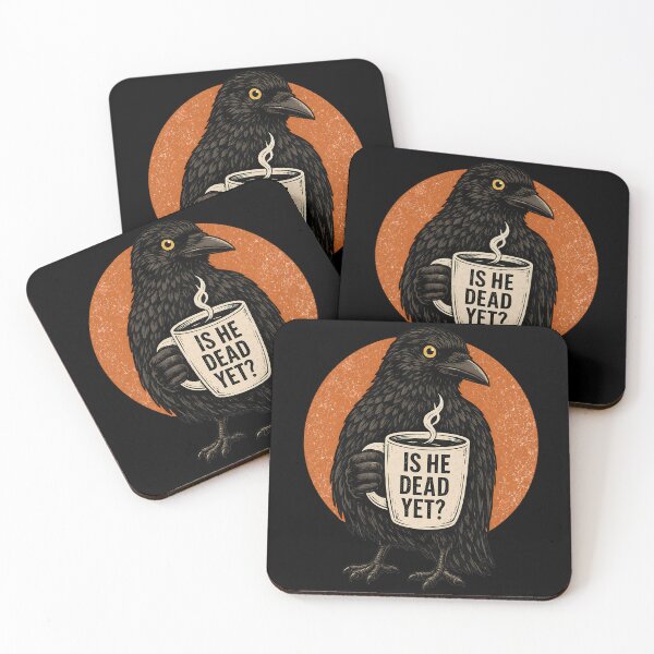 Item preview, Is He Dead Yet, Raven Crow Coffee designed and sold by Verominunus.