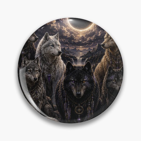 Item preview, The Lone Wolf Collection - Eclipse Gathering I | Celestial Wolf Fantasy Art designed and sold by FlameK-Atelier.