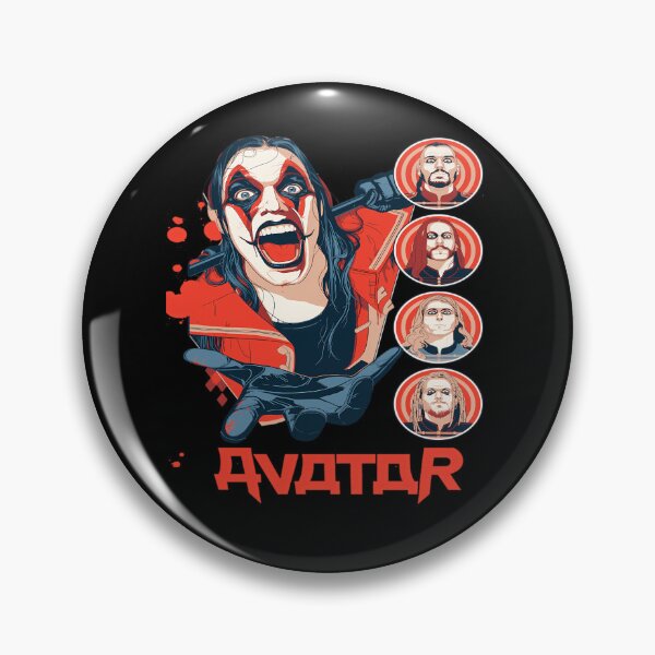 Item preview, Theatrical Heavy Metal Monster Faces designed and sold by GeodeCreative.