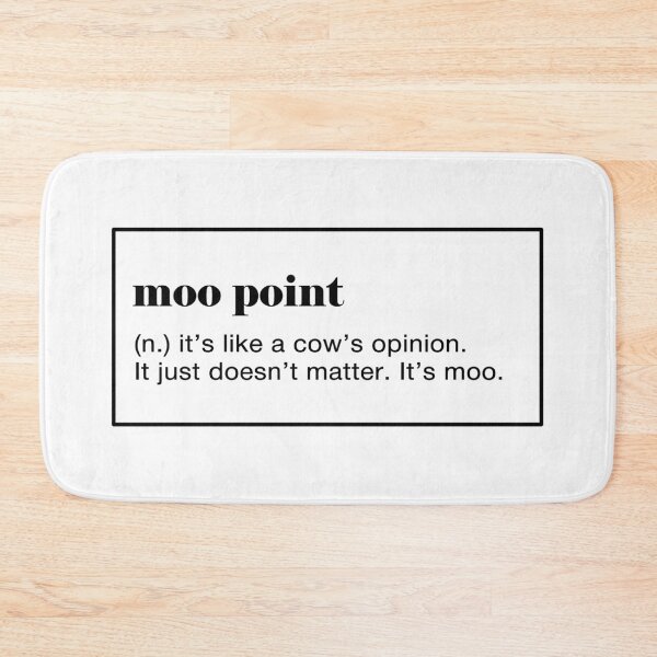 Item preview, Moo Point Definition.  designed and sold by CoCoArt-Ua.