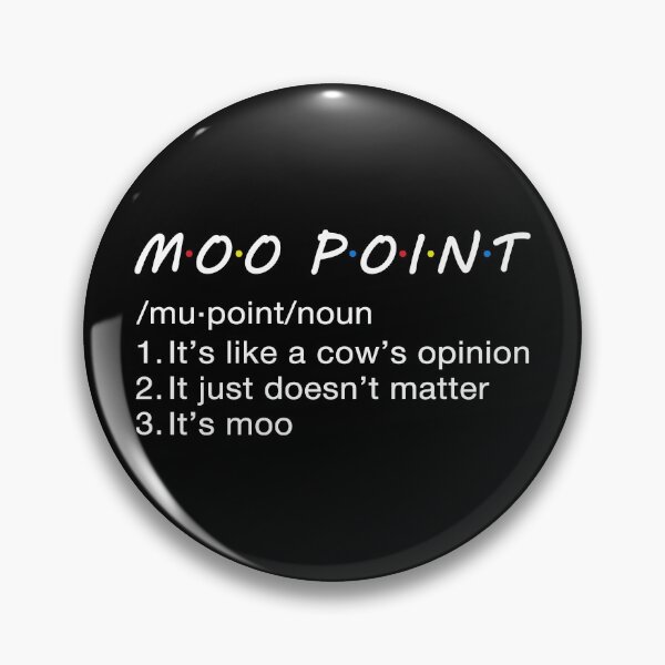 Item preview, Moo Point Definition.  designed and sold by CoCoArt-Ua.