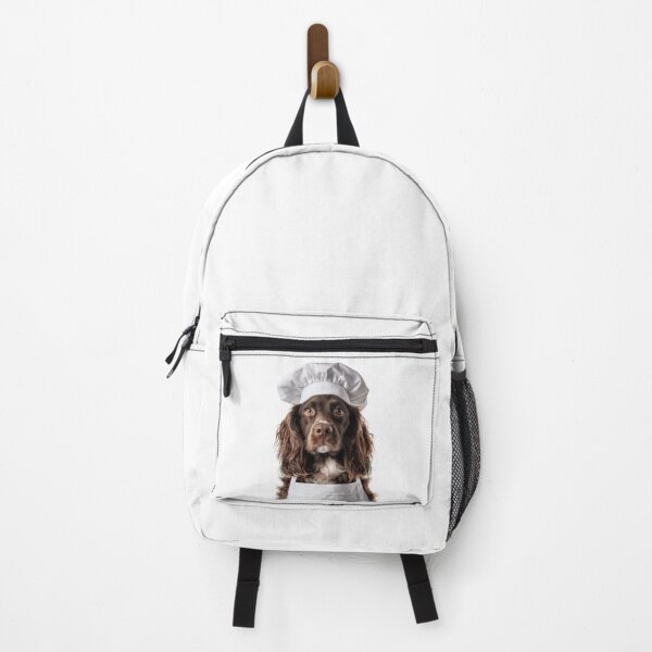 Item preview, Sussex Spaniel Chef Dog Funny Cooking Apron Hat Cute Pet Portrait designed and sold by LazyOwlStore.