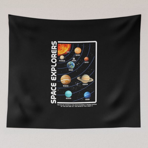Item preview, Solar System Planets Vintage Space Explorers gift designed and sold by roartusa.
