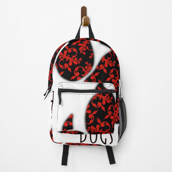 Item preview, Red Floral Pattern Paw Print designed and sold by MarcoGrazie.