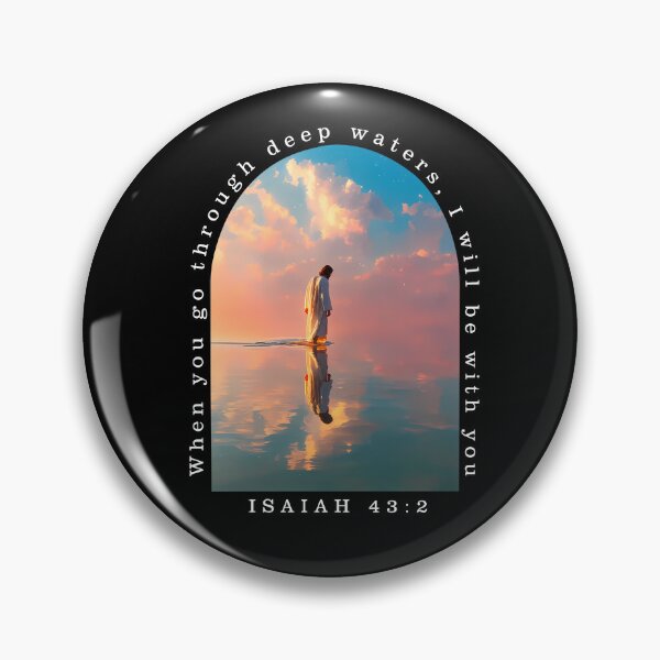 Item preview, Isaiah 43 2 Shirt Deep Waters Christian designed and sold by Verominunus.
