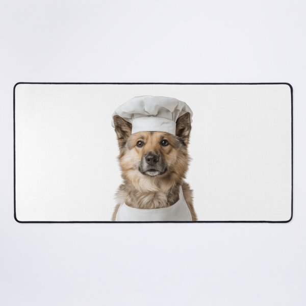 Item preview, Norwegian Buhund Chef Dog Funny Cooking Apron Hat Cute Pet Portrait designed and sold by LazyOwlStore.