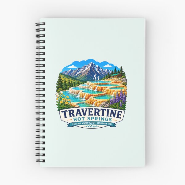 Item preview, Travertine Hot Springs, Montana designed and sold by Myra365Art.