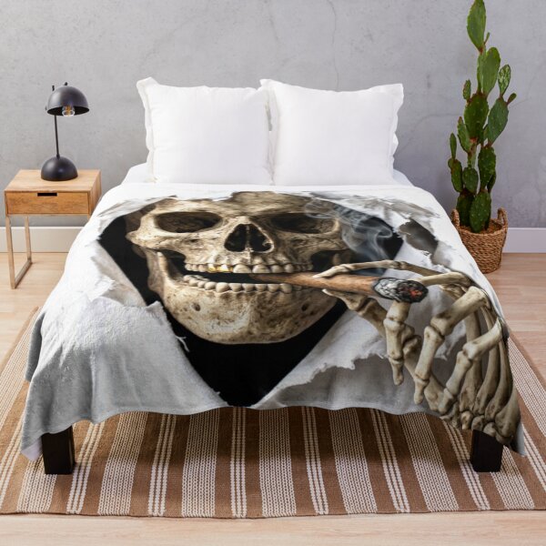 Item preview, Skull smoking a cigar and emerging from your shirt designed and sold by Segasprojects.