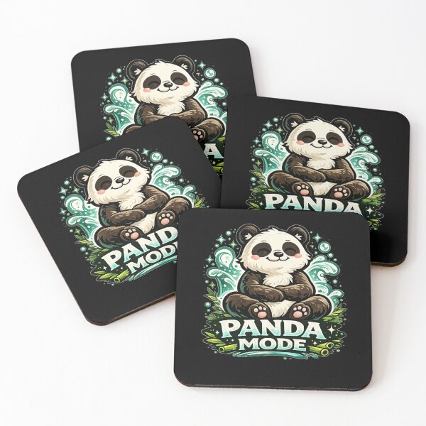 Item preview, Panda Mode – Relaxed Cute Panda Nature Design designed and sold by ArtisticHeart21.