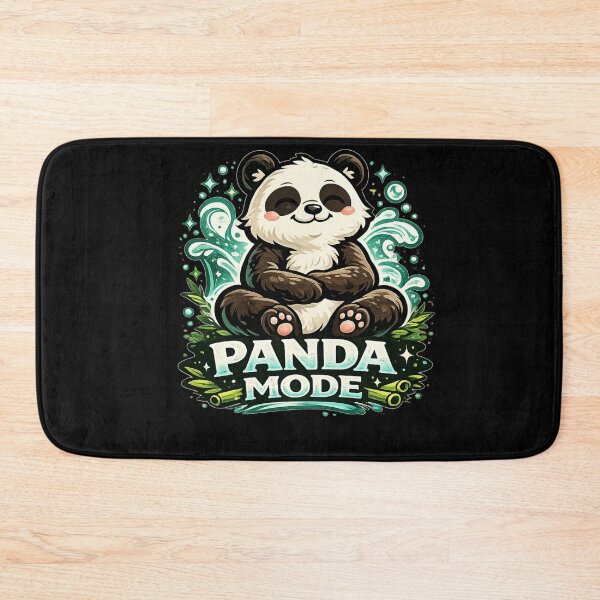 Item preview, Panda Mode – Relaxed Cute Panda Nature Design designed and sold by ArtisticHeart21.