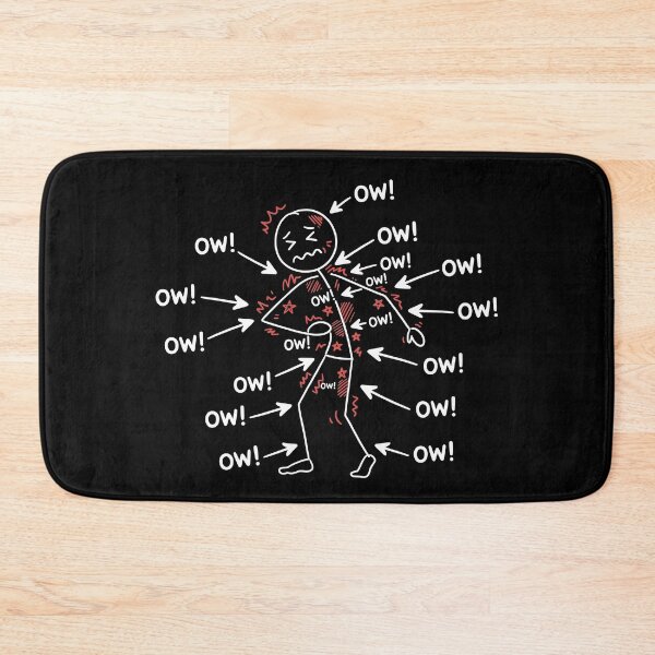 Item preview, Funny Ow Ow Ow Ow Saying Body Pain Character Humor Sarcastic designed and sold by Colorfulman.